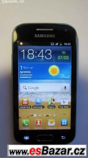 Samsung Galaxy Trend Plus (S7580) Black Dobrý stav. Prodam n