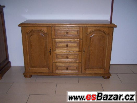 krasna-rustikalni-komoda-129-cm