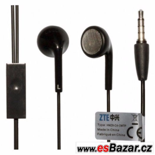 Originální handsfree sluchátka ZTE - HMZ8-C4-OMTP nová neroz
