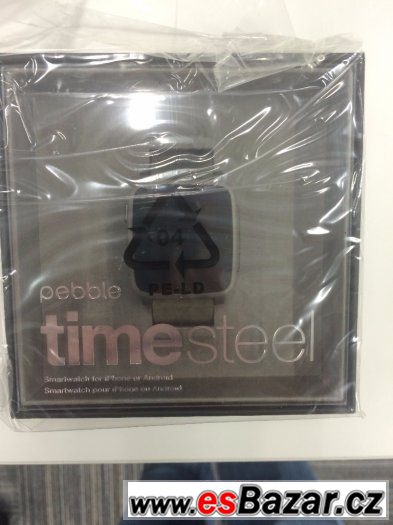Pebble Time Steel Black