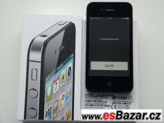 APPLE iPhone 4S 16GB Black - KOMPLETNÍ - ZÁRUKA