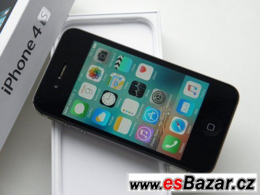 APPLE iPhone 4S 16GB Black - KOMPLETNÍ - ZÁRUKA