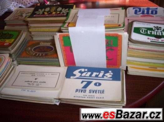 sbírka pivních etiket Slovensko + přebytky celkem 12000ks sbírka pivních etiket Slovensko + přebytky celkem 12000ks