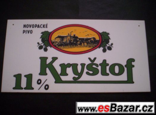 Nová Paka pivní cedule 2x Nová Paka pivní cedule 2x