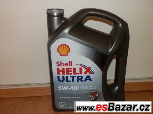 Prodám Nový motorový olej Shell Helix Ultra 5W-40 - 4 litry