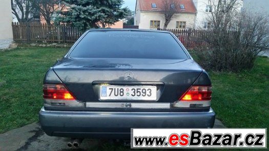 Prodám Mercedes-Benz W140 350TD EKO ZAPLACENO STK NOVA