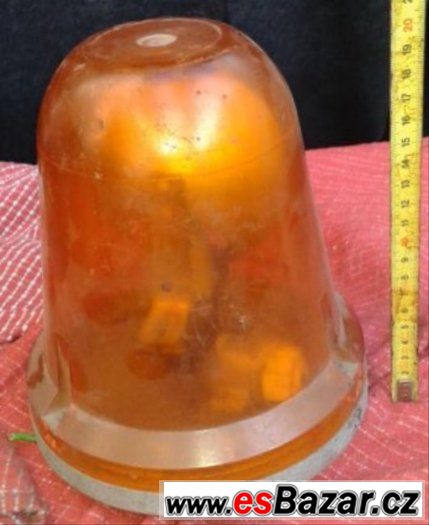 Majak FER RUHLA DDR 2x oranžový jeden je nevýdaný plast kryt Majak FER RUHLA DDR 2x oranžový jeden je nevýdaný plast kryt