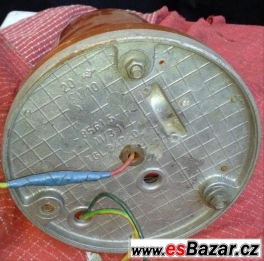 Majak FER RUHLA DDR 2x oranžový jeden je nevýdaný plast kryt Majak FER RUHLA DDR 2x oranžový jeden je nevýdaný plast kryt