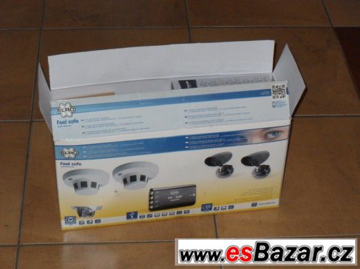 4 kanálový monitorovací systém ELRO, 4 kamery