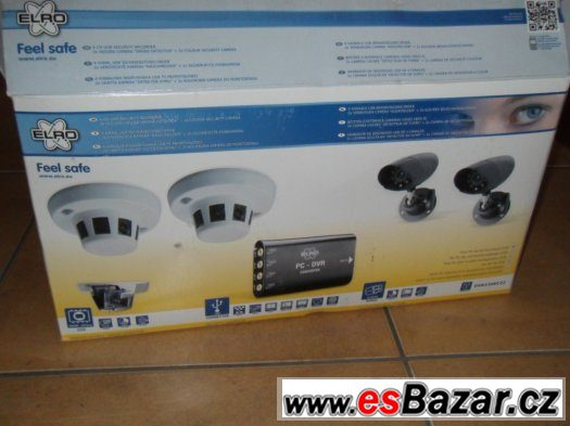 4 kanálový monitorovací systém ELRO, 4 kamery