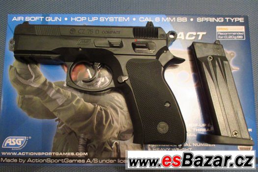 Airsoft manuální pistole Taurus PT24/7 + CZ 75D Compact