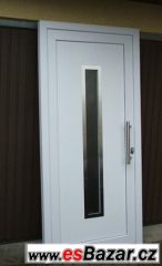 DVEŘE VCHODOVÉ PLASTOVÉ 100x210 "obdélník" bez madla