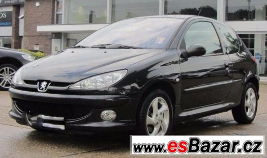 Peugeot 206 2.0HDi-66kw, 2004, klima, 6x airbag,nová STK