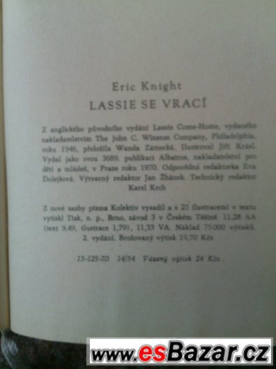 Lassie se vrací, Eric Knight