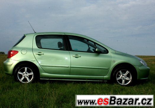 Peugeot 307 2.0HDi-66kw,12/2001,digi klima,6x airbag,původČR