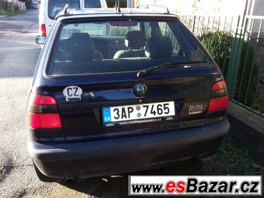 Škoda Felicia II 1.6 55kw 11/2000 Bez TP,klima,2x airbag