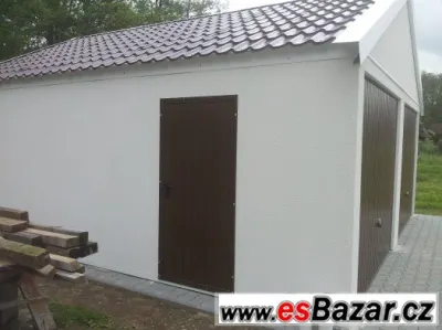 Nová sedlová dvojgaráž
