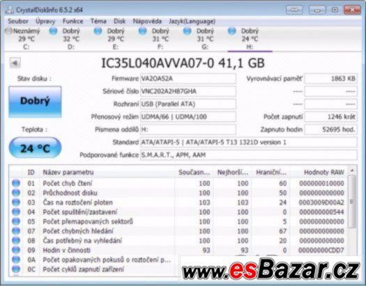 40GB HDD IBM Deskstar P-ATA