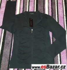 Černá mikina na zip = GARANCE DORUČENÍ DO VÁNOC
