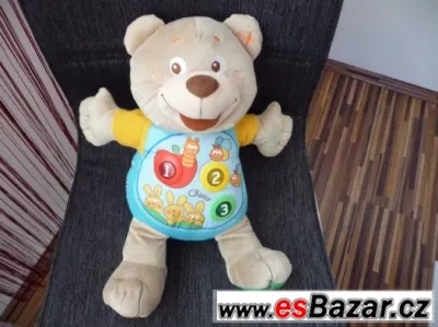 Chicco Méďa mluvící ČJ/AJ + medvídek pú a slon zdarma