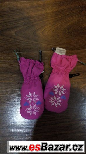 Zimní dívčí rukavice 4-6 let