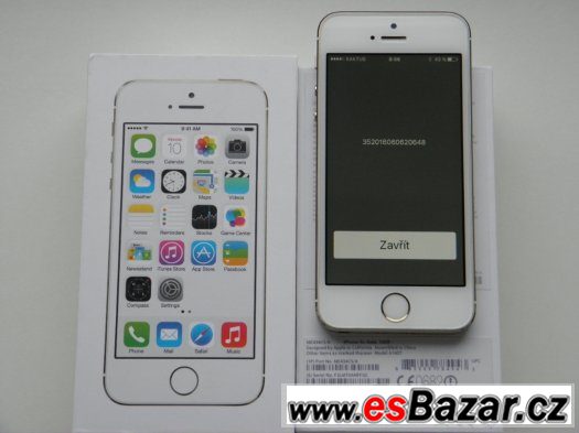 APPLE iPhone 5S 16GB Gold - KOMPLET - ZÁRUKA - TOP