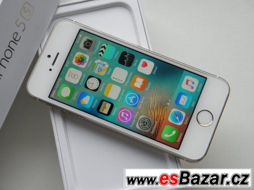 APPLE iPhone 5S 16GB Gold - KOMPLET - ZÁRUKA - TOP