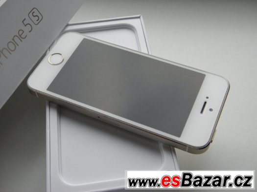 APPLE iPhone 5S 16GB Gold - KOMPLET - ZÁRUKA - TOP