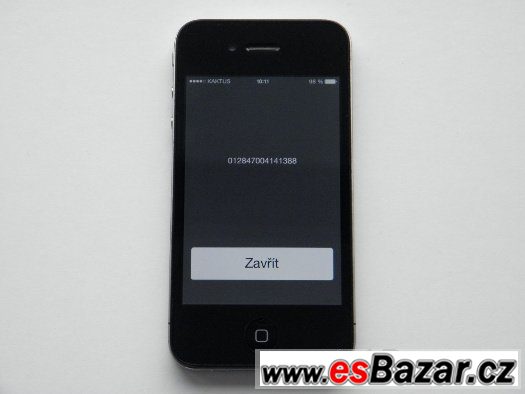 APPLE iPhone 4 16GB Black + příslušenství - ZÁRUKA