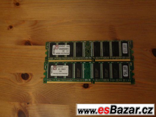 paměti ram ddr 1gb a 512 mb na pc1