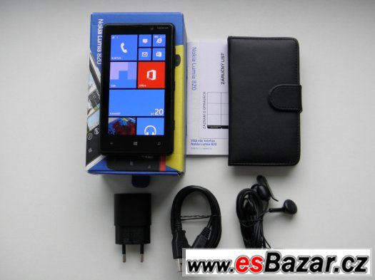 NOKIA Lumia 820 8GB Black - KOMPLETNÍ - ZÁRUKA