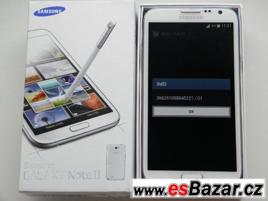 SAMSUNG GALAXY Note 2 GT-N7100 16GB White -KOMPLET