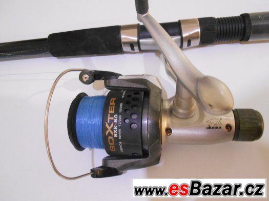 Prut Ron Thompson POWER WIND 2,40m /40-90Kg+Nav. Okuma BXR50