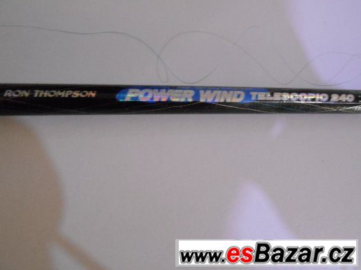 Prut Ron Thompson POWER WIND 2,40m /40-90Kg+Nav. Okuma BXR50