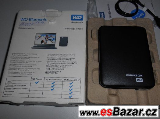 Western Digital Portable 2TB, USB 3.0, 2.5