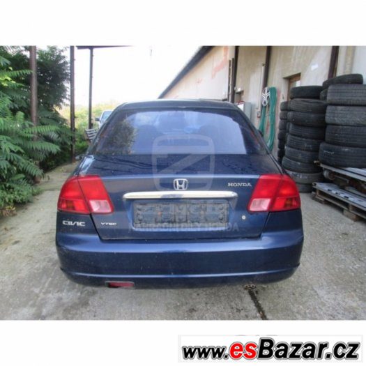 Náhradní díly Honda Civic Sedan 2001-2005 Zboží ze 3 aut Náhradní díly Honda Civic Sedan 2001-2005 Zboží ze 3 aut