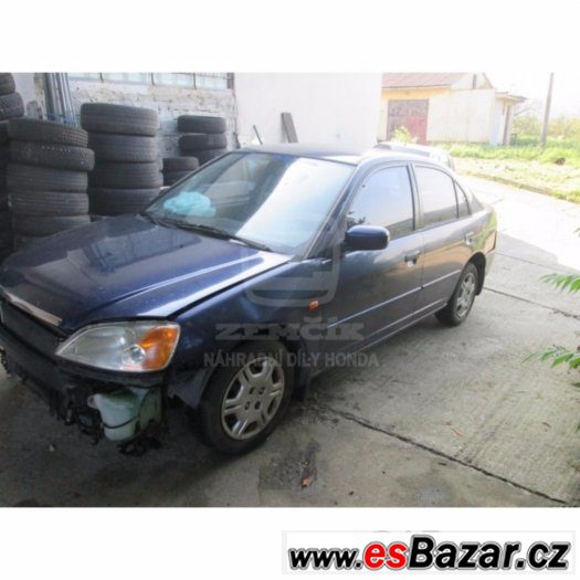 Náhradní díly Honda Civic Sedan 2001-2005 Zboží ze 3 aut Náhradní díly Honda Civic Sedan 2001-2005 Zboží ze 3 aut