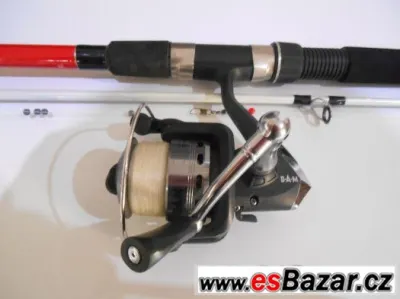 Prut STELLPOWER LITE SEABASS+Naviják D.A.M Fighter Pro 130FD