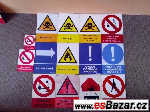 cedule-bezpecnostni-plast-smalt-papir-umakart-plech-koupim