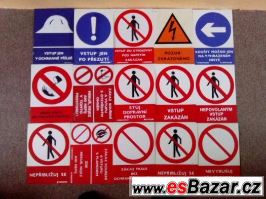 cedule bezpečnostní plast smalt papir umakart plech koupim cedule bezpečnostní plast smalt papir umakart plech koupim