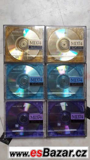 JVC minidisky - 6ks minidisc