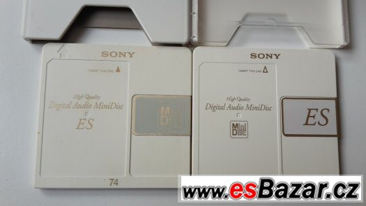 Minidisc - 22ks - Minidisky Sony ES 74min a 80min