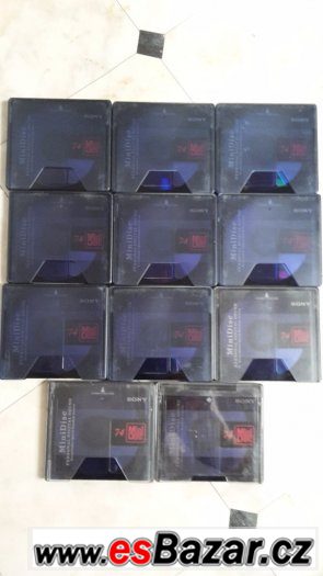 Sony Minidisky Blue - 11ks minidisc Sony Minidisky Blue - 11ks minidisc
