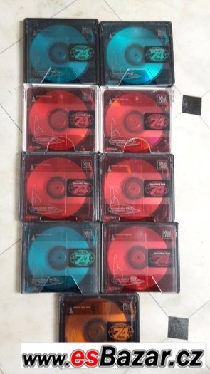 Sony Minidisky - 9ks minidisc Sony Minidisky - 9ks minidisc