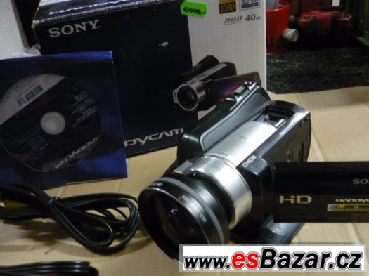 Sony videokamera HDR-SR10E/40gb hdd/ + objektiv VCL-HG 0730A