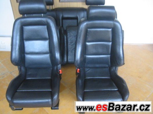 AUDI A8,S8 - sportovní sedačky RECARO černá kůže