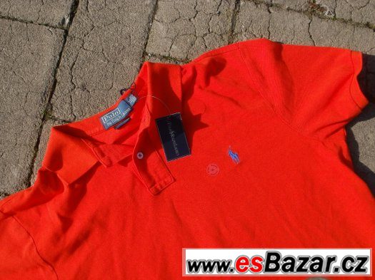 ralph lauren triko polotriko oranžové nové s mílečkem pánské ralph lauren triko polotriko oranžové nové s mílečkem pánské