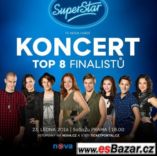 VSTUPENKY na koncert SUPERSTAR - PRAHA