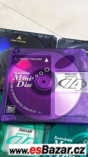 Maxell minidisky - 8ks minidisc