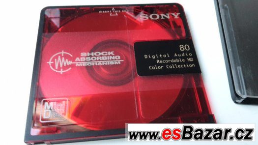 Minidisky Sony 80min minidisc